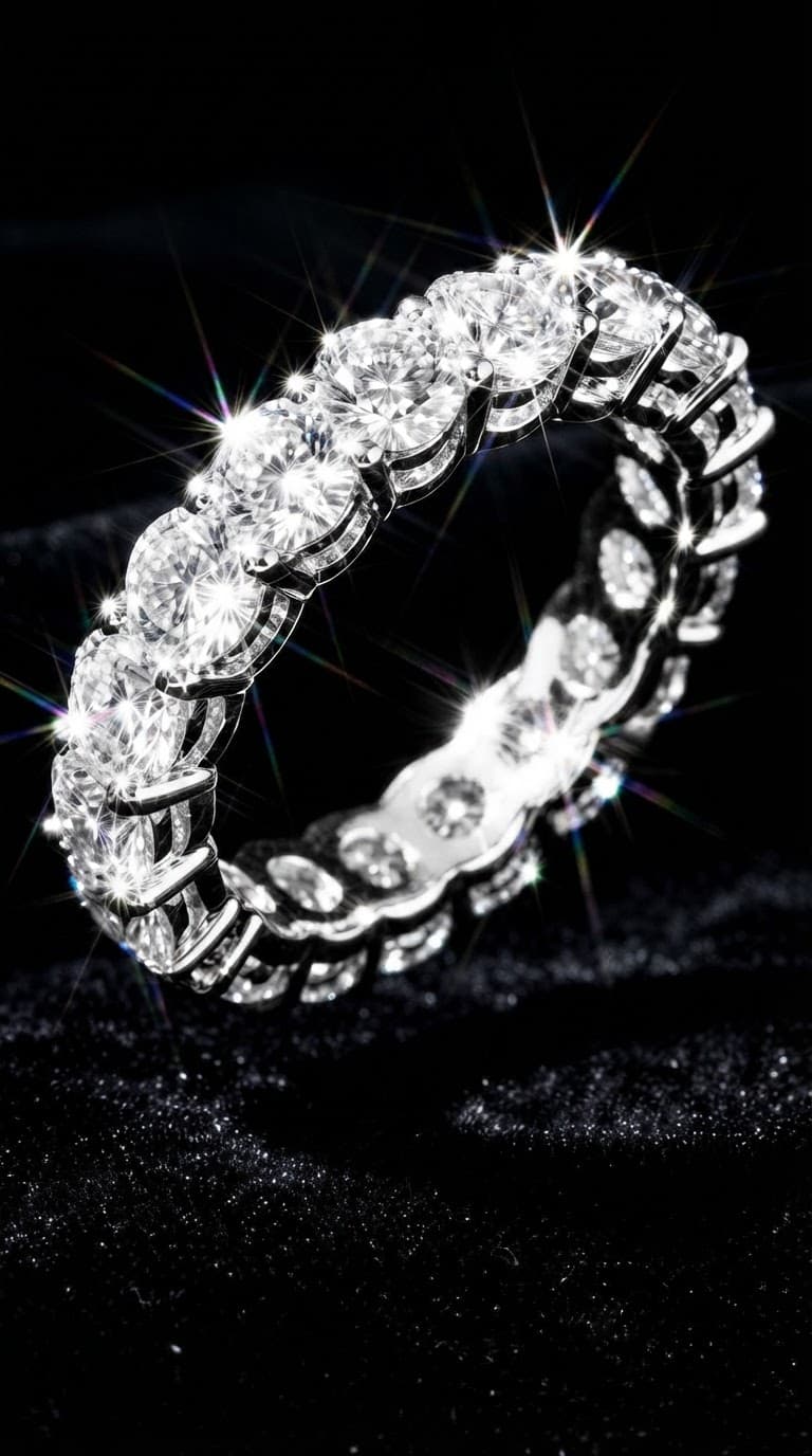 Zizara Aurora Ring — Certified Moissanite · 925 Silver · 18k Gold